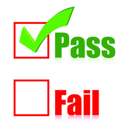 Pass fail checkbox with pass checked