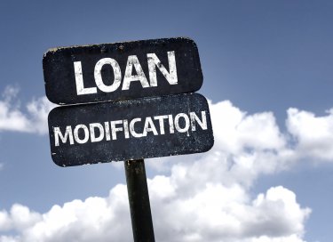 Loan modification sign